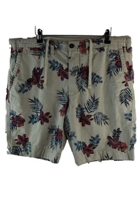 Pantaloncini chino uomo M&S North Coast cotone floreale W38 estivi vacanza al mare - Foto 1 di 9