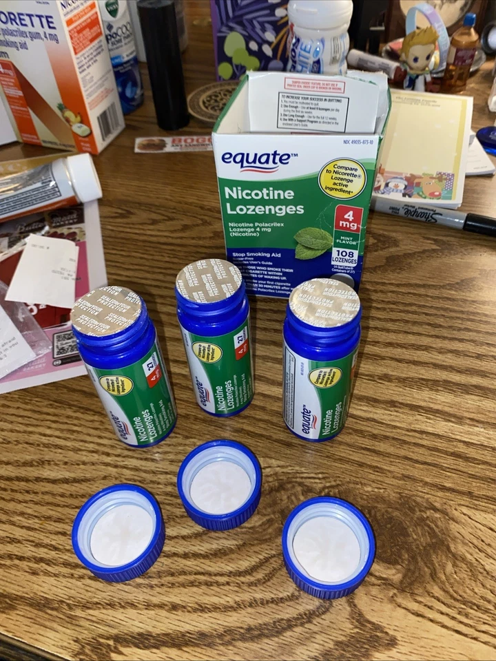 Conjunto de 3 pastilhas de nicotina Equate - Imagem 1 de 2