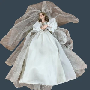 Muñeca coleccionable de porcelana Rapunzel Bride de Ashton-Drake Galleries 18" - Imagen 1 de 11
