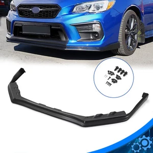 For 15-21 Subaru WRX STI CS Style Front Bumper Lip Splitter Spoiler PP Unpainted - Picture 1 of 19