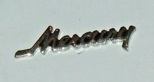 Mercury Script Logo Hat Tac Lapel Pin - Picture 1 of 1