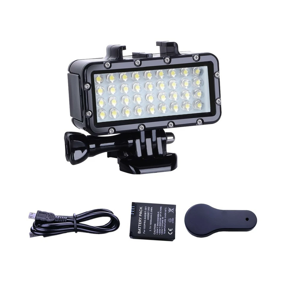 Suptig High Power Dimmable Waterproof Diving Underwater LED Video Camera Lights - Image 1 of 4