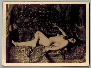 Vincenzo Galdi Albúmina Tamaño Grande Foto Desnuda Mujer Original C1890s Fotografía tt - Imagen 1 de 2