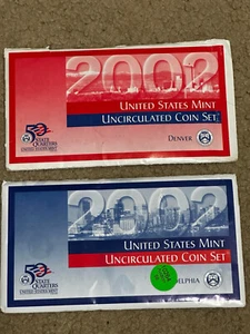 2002 UNITED STATES MINT SET DENVER AND PHILADELPHIA LENSES W/COA - Picture 1 of 1