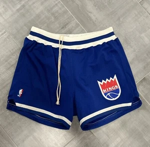 Vintage 1990 Sacramento Kings Travis Mays Game Worn Shorts Size 38 - Picture 1 of 4