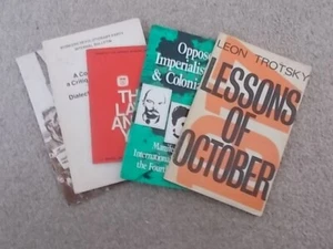 5 Vintage Booklets Leon Trotsky Communists May Day Fourth International - Picture 1 of 6