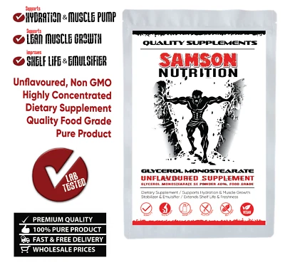 Glycerol Monostearate 40% SE 100g, Stabiliser & Emulsifier, Food Grade Powder - Image 1 of 4