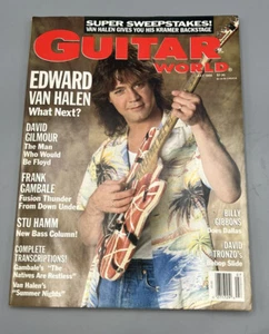 July 1988 Guitar World Magazine Eddie Van Halen  Rare Excellent  Complete!! - Picture 1 of 6