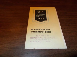 1921 Studebaker Sales Brochure - Picture 1 of 3