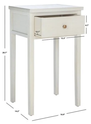 Safavieh ABEL MESITA DE NOCHE CON ALMACENAMIENTO DRW, Precio reducido 2172732201 AMH6626D Foto 1 de 4