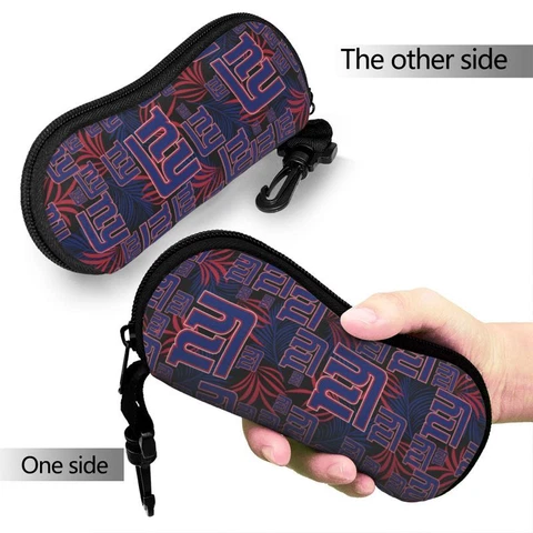 New York Giants Glasses Case 2-sided Printed Sunglasses Pouch Bag,fans Gift Cover