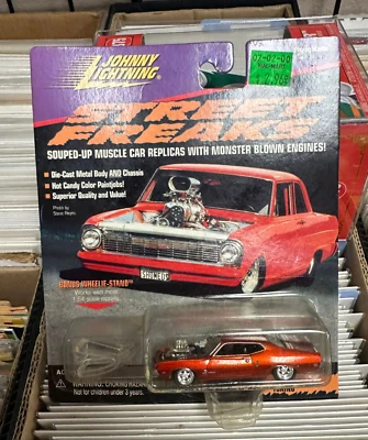 Johnny Lightning Street Freaks RED Rebel - Diecast Car Vintage - Image 1 of 2