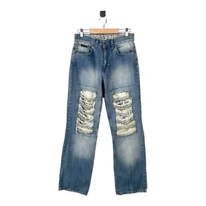 Y2k Vintage Mens DOLCE & GABBANA Avant Garde Jeans Denim Size 32 - Picture 1 of 13