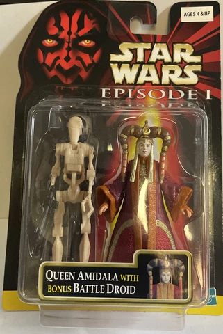 Star Wars Episode I Queen Amidala Bonus Battle Droid Hasbro 1999 Cover