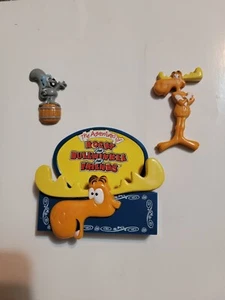 Rocky And Bullwinkle Refrigerator Magnets 3 Piece Set - Picture 1 of 7