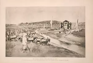 Japón japonés regocijo después de la batalla de Yasan Seúl Corea Harper's Weekly 1894 - Imagen 1 de 1