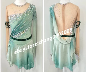 Ice Figure Skating Dress /Rhythmic Gymnastics Costume/Twirling Tap Dance Leotard - Picture 1 of 7