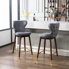 Set of 2 Modern Bar Stools Dining Chair Pub Counter Chairs Kitchen Cafe Office
