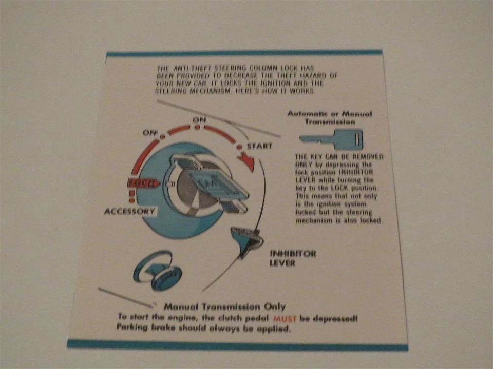 Pontiac GTO 1973 1974 1975 Lemans Firebird Bonneville parasol manga Instr Foto 1 de 1