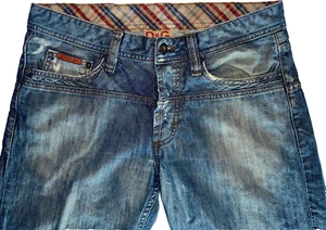 D&G Dolce & Gabbana Magic Jeans Low Rise Straight Leg Button Fly Denim 32x26.5 - Picture 1 of 20