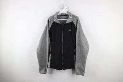 Chaqueta suéter acolchada envejecida vintage New Balance para hombre talla grande Foto 1 de 4