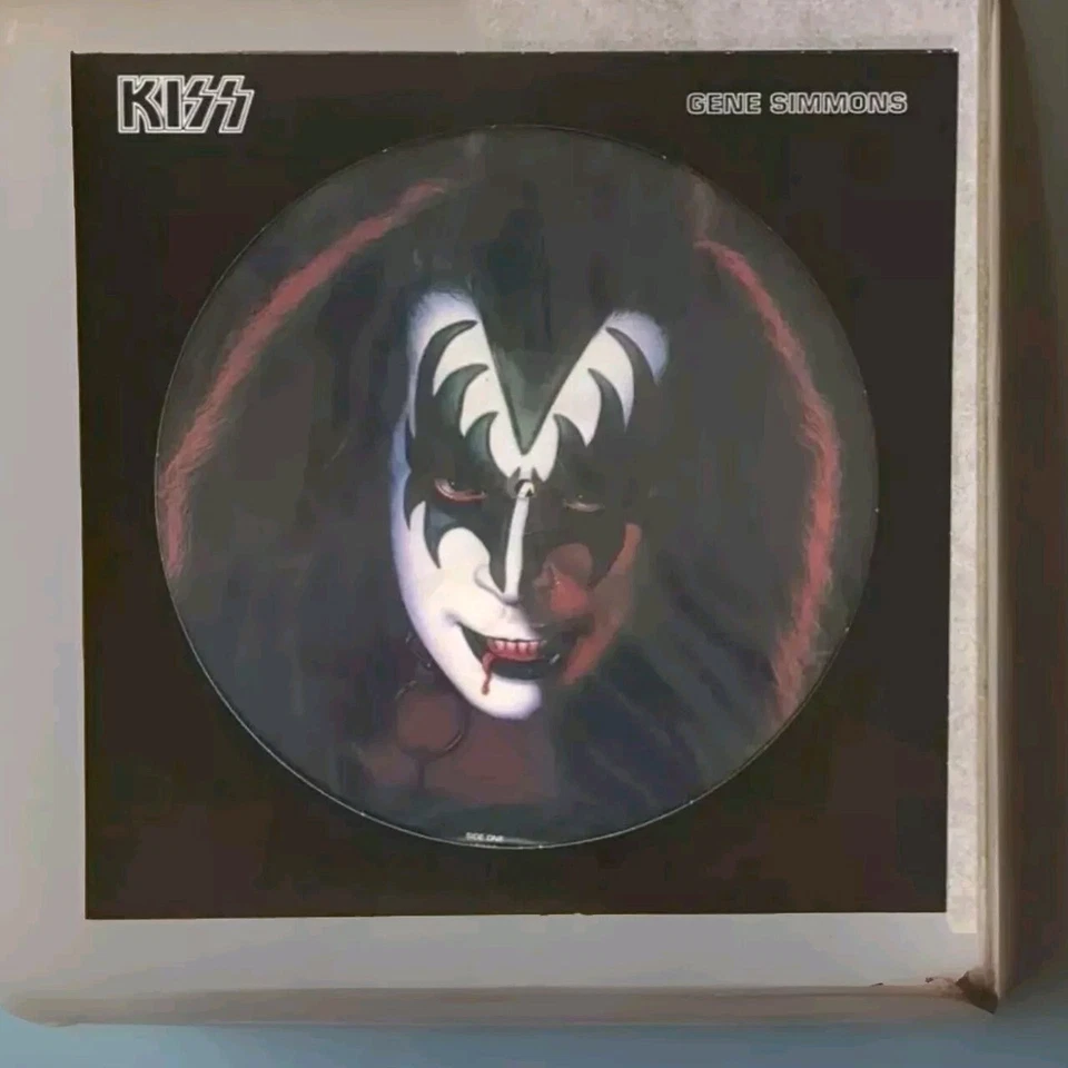 KISS Gene Simmons Solo Vinyl 12" Album Picture Disc Radioactive - Man Of 1000 F - Image 1 of 1