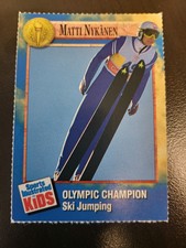 1992 Sports Illustrated Si for Kids Matti Nykanen ski RC OLYMPIC LEGEND card 