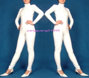 Sexy Shiny PVC Women Body Suit Catsuit Costumes Unisex Pvc Bodysuit Outfit F388 - Picture 1 of 24