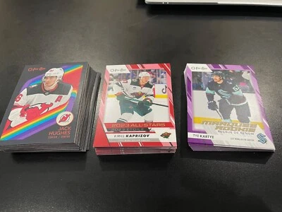 23-24 Upper Deck O-PEE-CHEE Complete Your Red/Purple/Black Parallel Set Lot /49! - Image 1 of 2