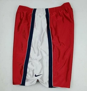Nike Men Basketball Gym Shorts XXL Baggy Activewear Drawstring Swoosh Logo Red - Picture 1 of 15