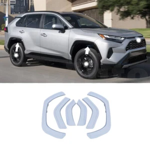 Primed Fender Flares Wheel Arch Wide Body Kits Guards For Toyota RAV4 2019-2023 - Foto 1 di 14