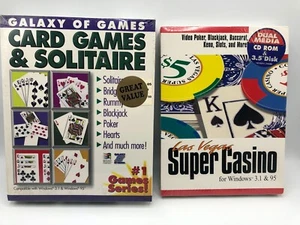 BIG BOX CD-ROM PC Spiele Las Vegas Super Casino Galaxy of Games Kartenspiele - Bild 1 von 6