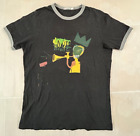 Jean-Michel Basquiat Art ringer t-shirt Black M for Unisex UNIQLO UT Japan