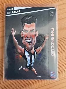 2024 AFL TEAMCOACH STAR WILDCARD NICK DAICOS SW-04 COLLINGWOOD MAGPIES - Picture 1 of 1