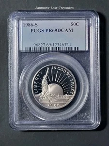 1986-S Statue Of Liberty Commemorative Half Dollar PR69 DCAM PCGS - Picture 1 of 5