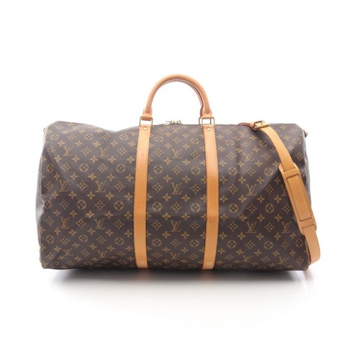 LOUIS VUITTON（LV） Borsa Louis Vuitton Keepol Bandri?re 60 Monogram Boston rivestita tela pelle r Uu