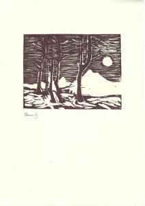Albert Hennig Mischtechnik "OT XIII'' Blattmaß (21x29,6) Original TOP ZUSTAND - Bild 1 von 1