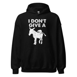 I Don't Give a Rat's Ass Blended Cotton Midweight Unisex Pullover - Picture 1 of 10