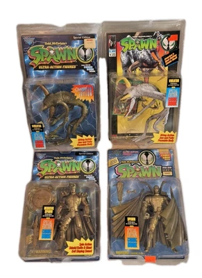 SPAWN Medieval & GOLD Edition + Violator GOLD & Special Edition - McFarlane 1995 - Image 1 of 4