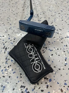 New LH Mizuno M-Craft Omoi 02 Blue 34” Blade Putter + HC - Picture 1 of 7