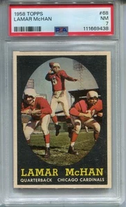 1958 Topps #68 Lamar McHan PSA 7 NM Chicago Cardinals - Bild 1 von 2