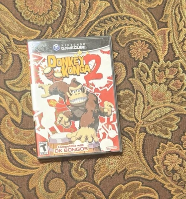 Donkey Konga 2 (Nintendo GameCube, 2005) CIB Foto 1 de 3