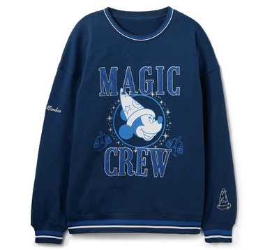 Pullover Sorcerer Mickey Magic Crew Fantasía Disney Exclusivo L Parques Disney Nuevo con Etiquetas Foto 1 de 4
