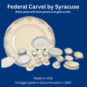 Carvel von Syracuse, Federal Shape, USA, "Select Dish" Vintage - Bild 1 von 18