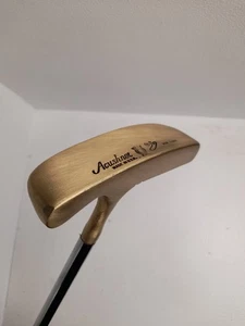 Titleist Acushnet Wide Flange Bullseye Brass Putter - Picture 1 of 9