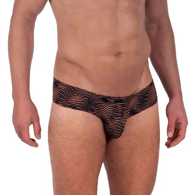 Roupa íntima masculina Manstore M800 atrevida corte alto traseiro bumbum mostrando slip - Imagem 1 de 2