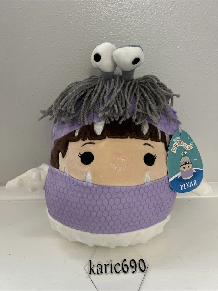 Squishmallows Disney Pixar Boo 8” inch Monsters Inc Ultra Soft Plush Toy