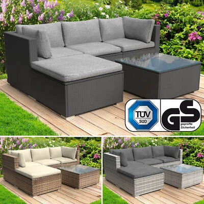 BRAST Gartenlounge-Set "Royal" für 4 Personen - Outdoor Gartenmöbel Sitzgruppe - Bild 1 von 4