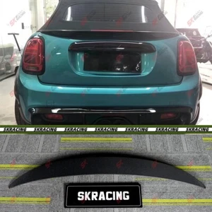 Glossy Black/Carbon Fiber Rear Spoiler Wing Fits Mini Cooper S F57 Convertible - Bild 1 von 33
