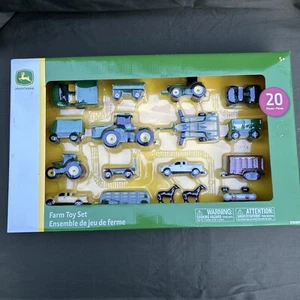 New Sealed 2018 Tomy John Deere 20-piece Farm Toy Set - Picture 1 of 12